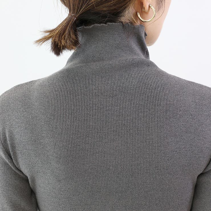 細リブハイネックニットプルオーバー | FUNNY COMPANY＋  | 詳細画像22 