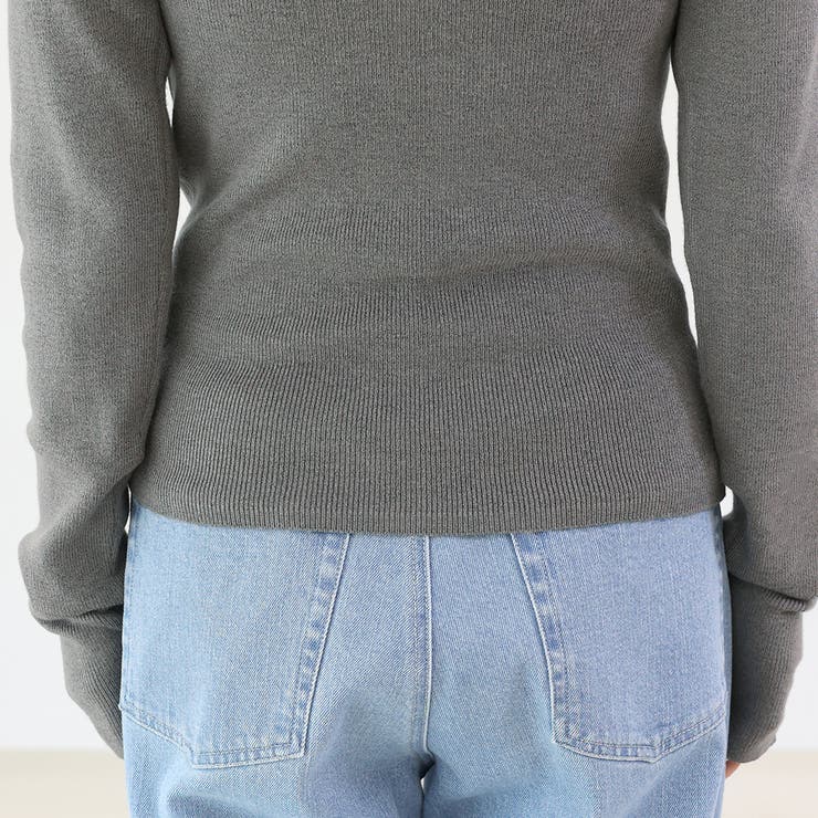 細リブハイネックニットプルオーバー | FUNNY COMPANY＋  | 詳細画像25 