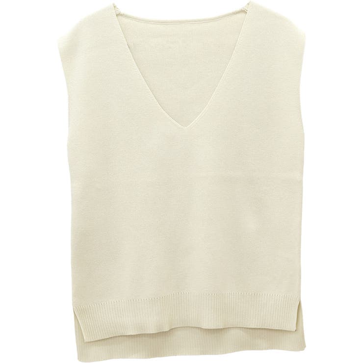 T/RVネックニットベスト | FUNNY COMPANY＋  | 詳細画像27 