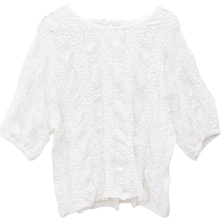 カットレースバックリボンプルオーバー | FUNNY COMPANY＋  | 詳細画像26 