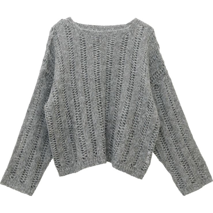 針抜きラメニットプルオーバー | FUNNY COMPANY＋  | 詳細画像25 