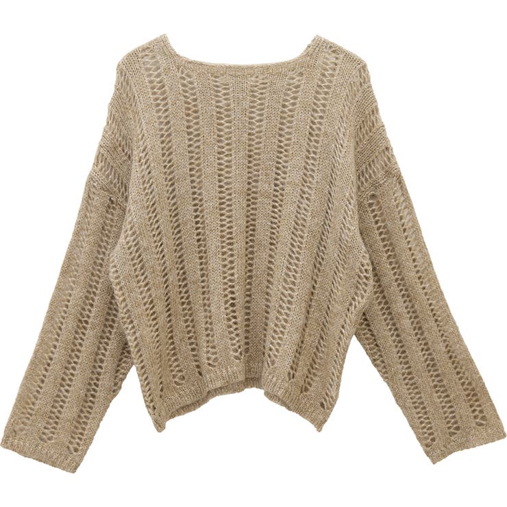 針抜きラメニットプルオーバー | FUNNY COMPANY＋  | 詳細画像26 