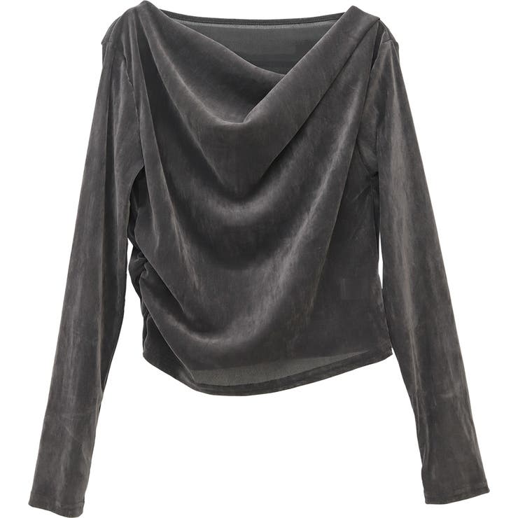 シアーベロアドレープネックプルオーバー | FUNNY COMPANY＋  | 詳細画像25 