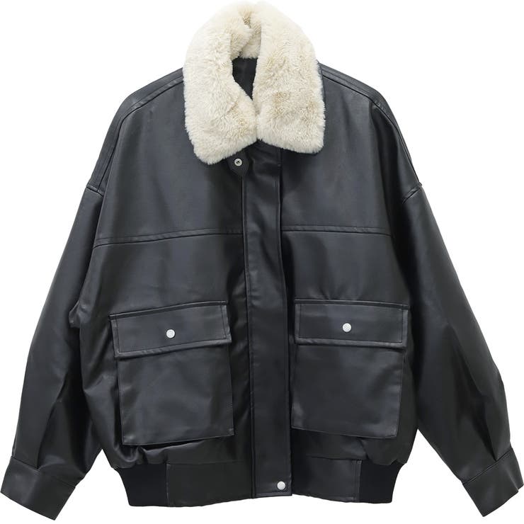 フェイクレザーブルゾン | FUNNY COMPANY＋  | 詳細画像25 