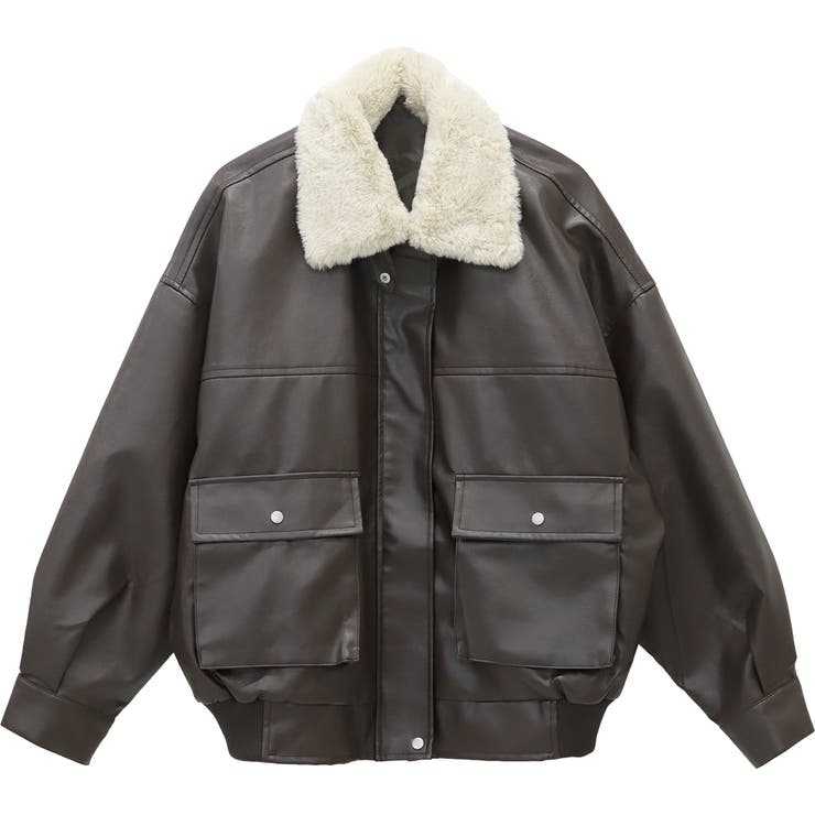 フェイクレザーブルゾン | FUNNY COMPANY＋  | 詳細画像26 