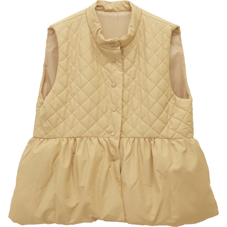 スナップボタン中綿ペプラムベスト  | FUNNY COMPANY＋  | 詳細画像27 