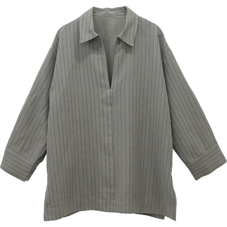 ダブルストライプスキッパーシャツ | FUNNY COMPANY＋  | 詳細画像25 