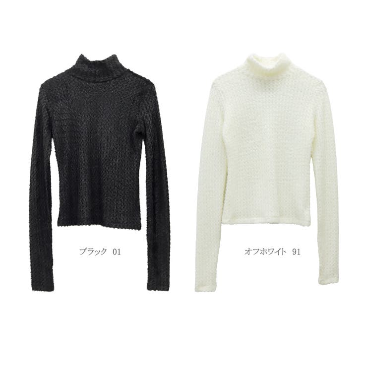 ショートフェザーハイネックプルオーバー | FUNNY COMPANY＋  | 詳細画像9 