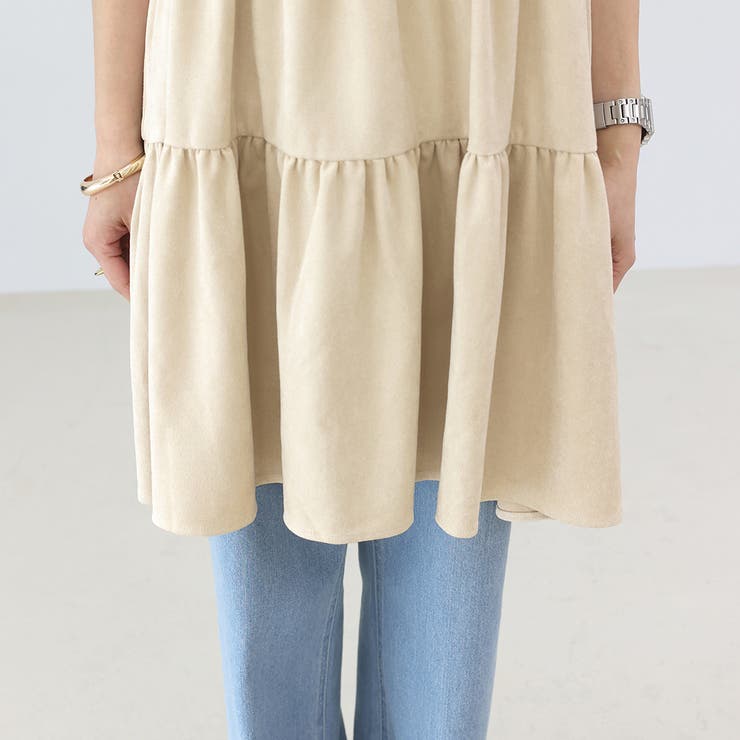 フェイクスエードティアードキャミチュニック | FUNNY COMPANY＋  | 詳細画像23 