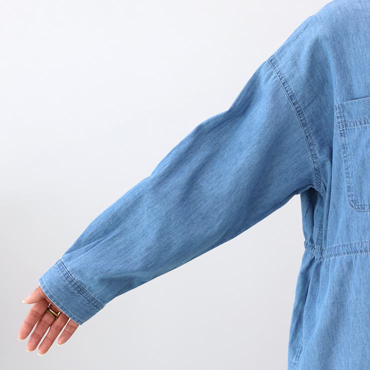 4.5ozドロストデニムシャツワンピース  | FUNNY COMPANY＋  | 詳細画像23 