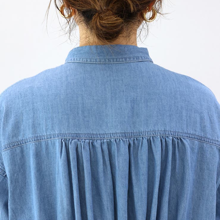 4.5ozドロストデニムシャツワンピース  | FUNNY COMPANY＋  | 詳細画像22 