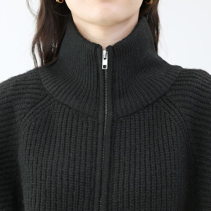 片畦編みダブルジップニットベスト | FUNNY COMPANY＋  | 詳細画像21 