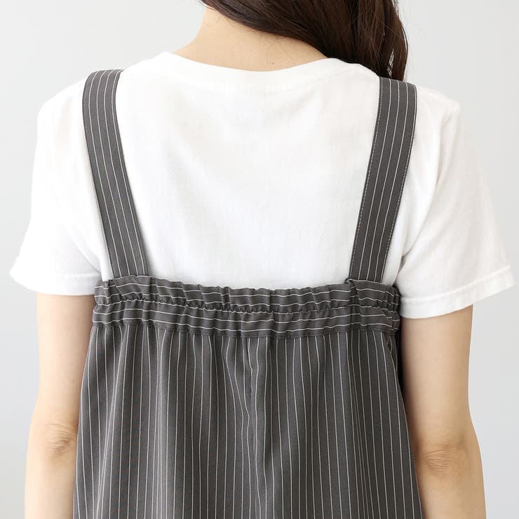 エステルツイルベルト使いサロペットワンピース  | FUNNY COMPANY＋  | 詳細画像22 