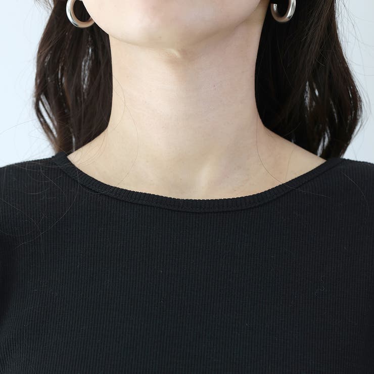 T/Cリブ長袖ロングワンピース | FUNNY COMPANY＋  | 詳細画像21 