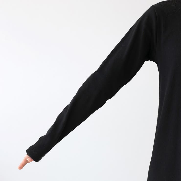 T/Cリブ長袖ロングワンピース | FUNNY COMPANY＋  | 詳細画像23 