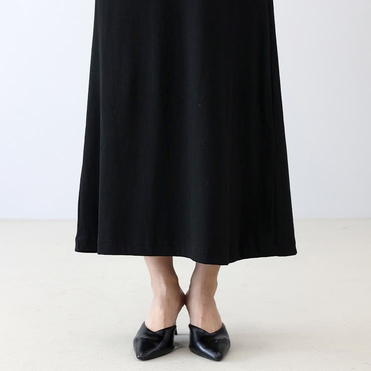 T/Cリブ長袖ロングワンピース | FUNNY COMPANY＋  | 詳細画像24 