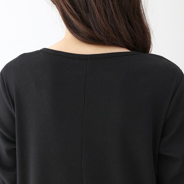 T/Cリブ長袖ロングワンピース | FUNNY COMPANY＋  | 詳細画像22 