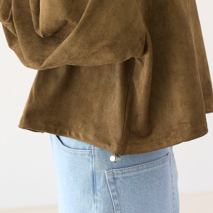 フェイクスエード裾ドロストシャツ | FUNNY COMPANY＋  | 詳細画像24 