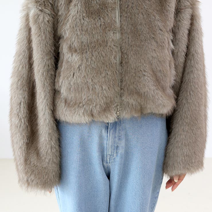 ミックスファーダブルジップコート | FUNNY COMPANY＋  | 詳細画像24 