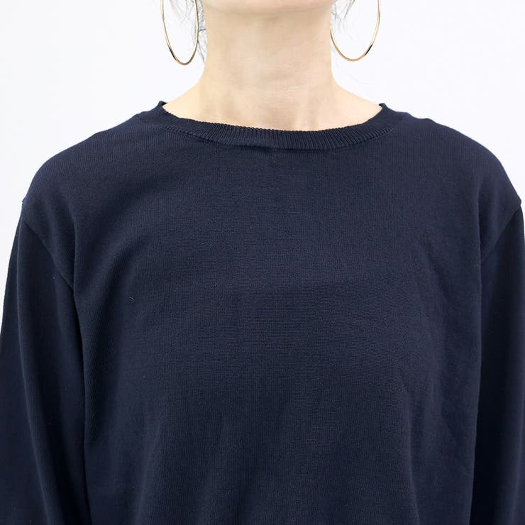 異素材切替ニットプルオーバー | FUNNY COMPANY＋  | 詳細画像21 