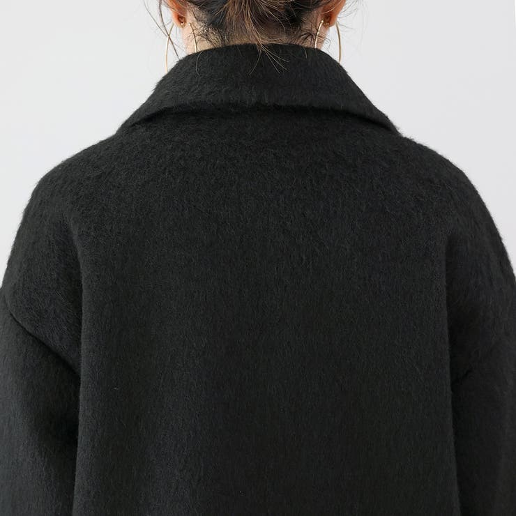 ニットシャギーダブルテーラードコート | FUNNY COMPANY＋  | 詳細画像22 