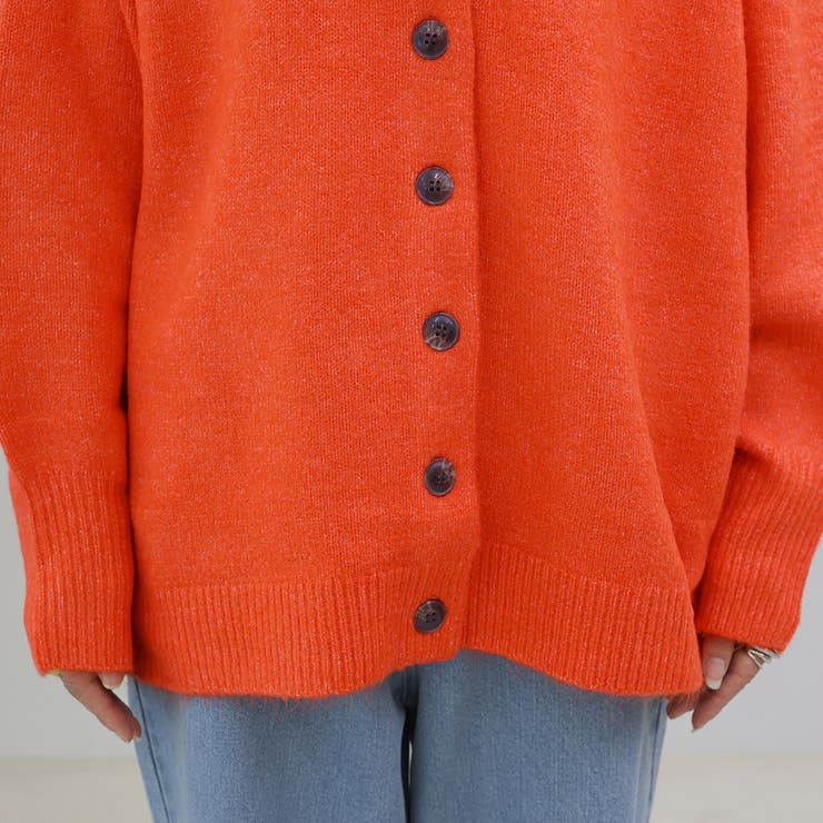 5G天竺クルーネックゆるカーディガン | FUNNY COMPANY＋  | 詳細画像24 