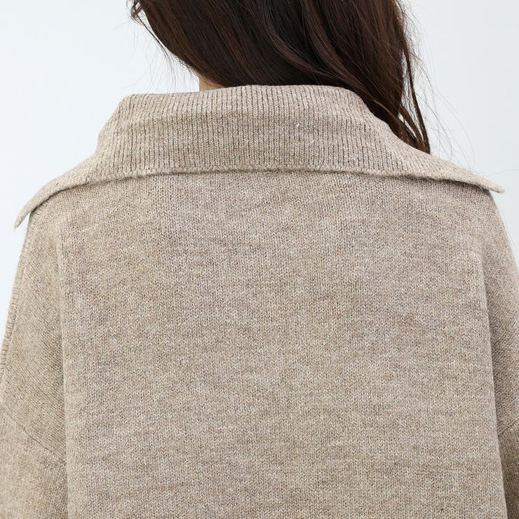 5G天竺サイドスリットスキッパーニットプルオーバー  | FUNNY COMPANY＋  | 詳細画像22 