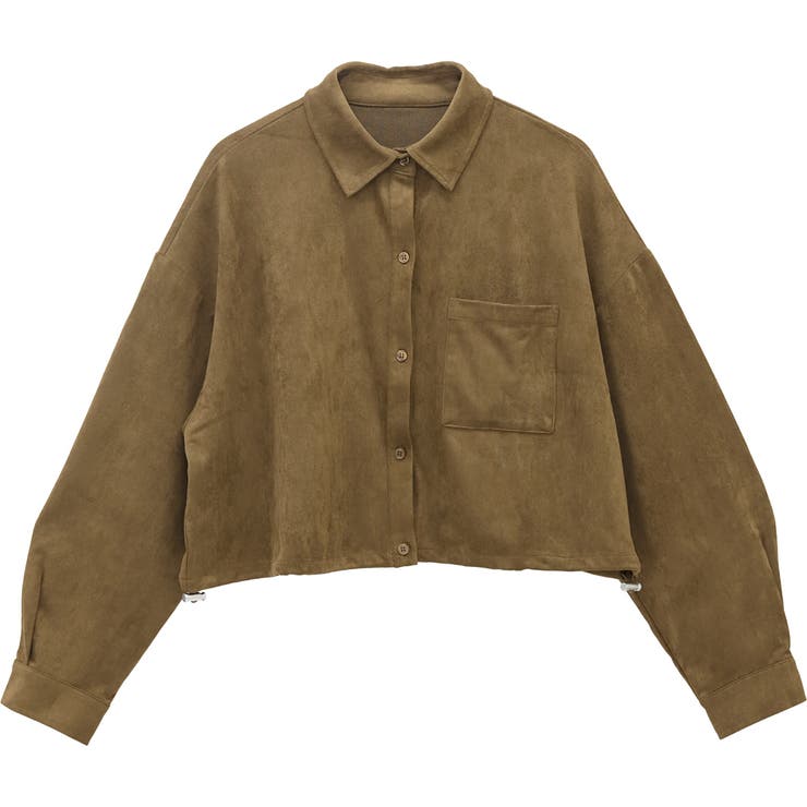 フェイクスエード裾ドロストシャツ | FUNNY COMPANY＋  | 詳細画像25 