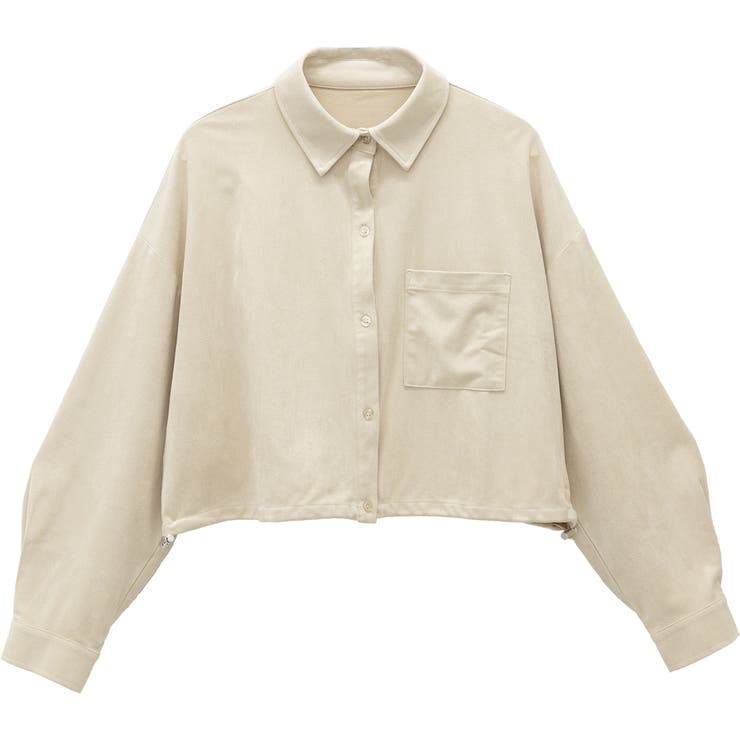 フェイクスエード裾ドロストシャツ | FUNNY COMPANY＋  | 詳細画像26 