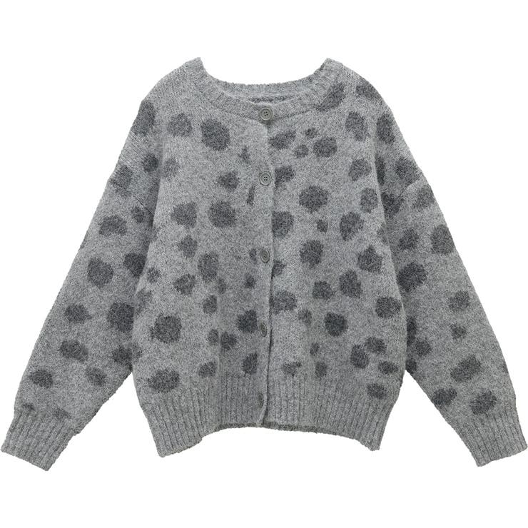 ダルメシアン柄ゆるニットカーディガン | FUNNY COMPANY＋  | 詳細画像26 