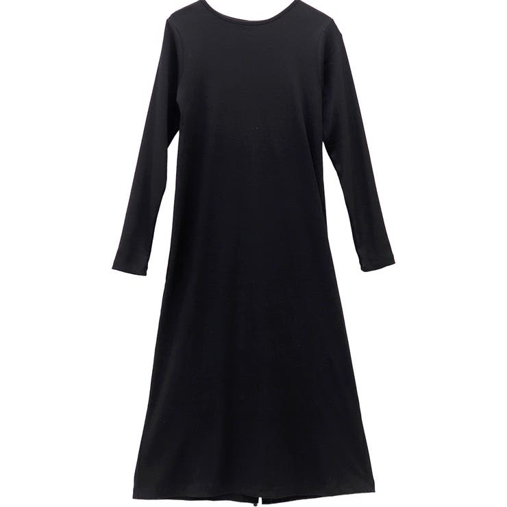 T/Cリブ長袖ロングワンピース | FUNNY COMPANY＋  | 詳細画像25 