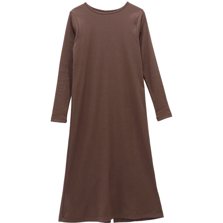 T/Cリブ長袖ロングワンピース | FUNNY COMPANY＋  | 詳細画像26 