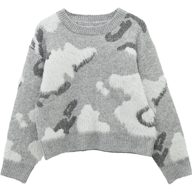 ニュアンス柄シャギーニットプルオーバー | FUNNY COMPANY＋  | 詳細画像26 