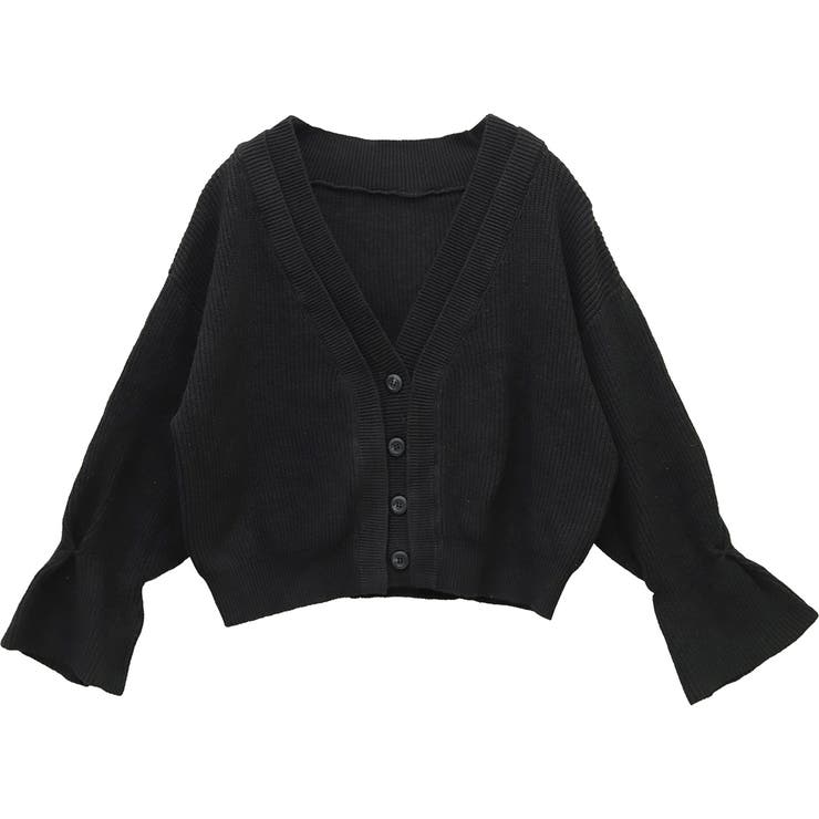 7G重ねリブVネックニットカーディガン | FUNNY COMPANY＋  | 詳細画像25 