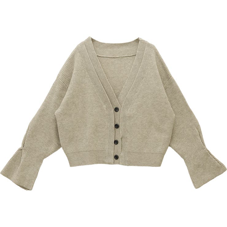 7G重ねリブVネックニットカーディガン | FUNNY COMPANY＋  | 詳細画像26 