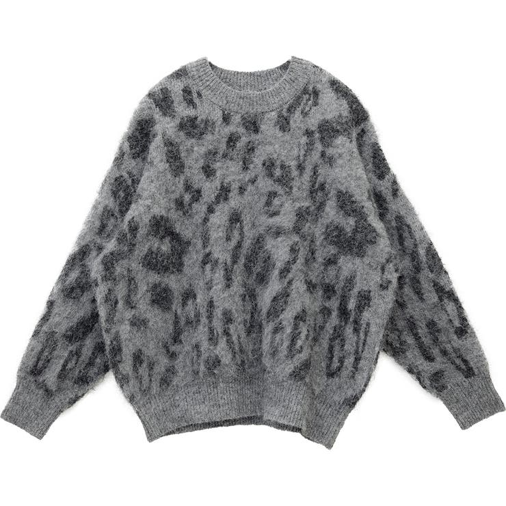 起毛加工レオパードニットプルオーバー | FUNNY COMPANY＋  | 詳細画像26 