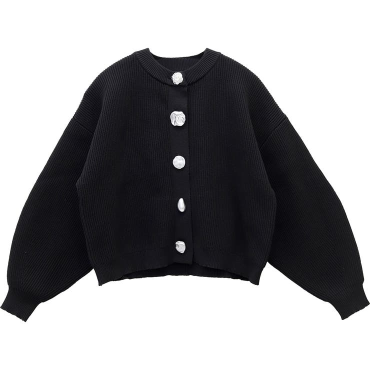 片畦編みマルチボタンニットカーディガン | FUNNY COMPANY＋  | 詳細画像25 