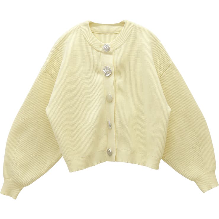 片畦編みマルチボタンニットカーディガン | FUNNY COMPANY＋  | 詳細画像26 