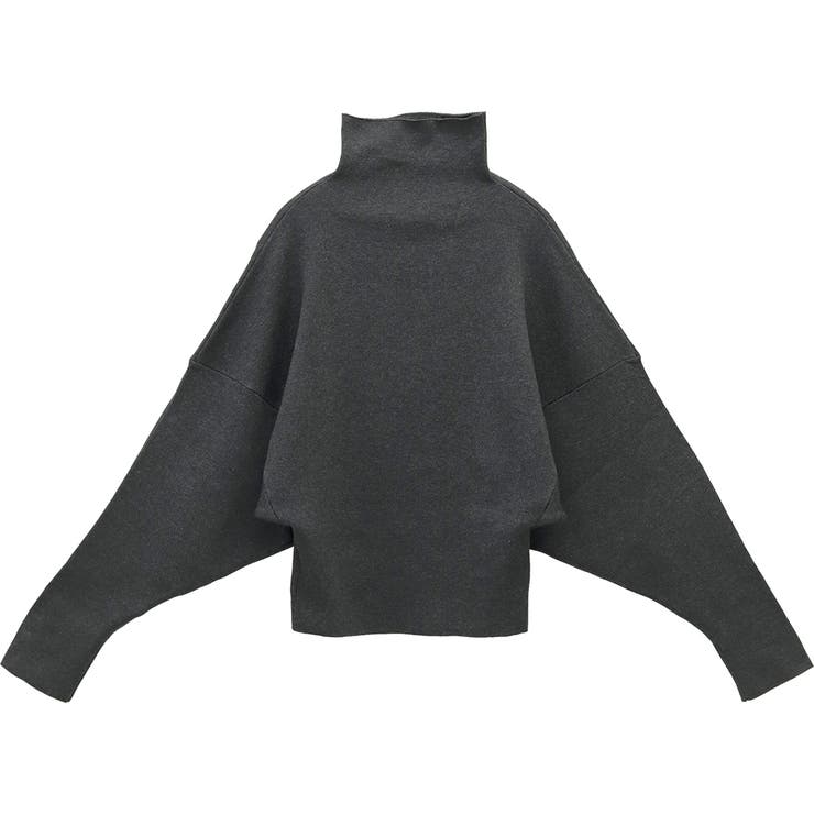 総針編みハイネックドルマンニットプルオーバー | FUNNY COMPANY＋  | 詳細画像25 