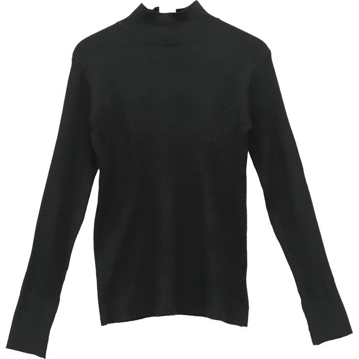 袖ボタンハイネックリブニットプルオーバー | FUNNY COMPANY＋  | 詳細画像25 