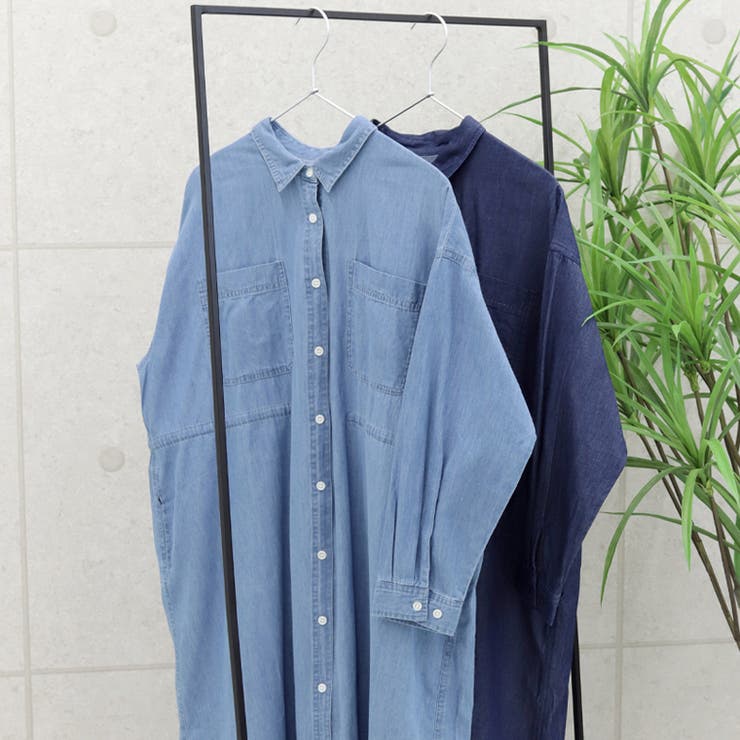 4.5ozドロストデニムシャツワンピース  | FUNNY COMPANY＋  | 詳細画像4 