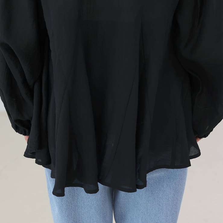 スキッパーペプラムブラウス  | FUNNY COMPANY＋  | 詳細画像24 