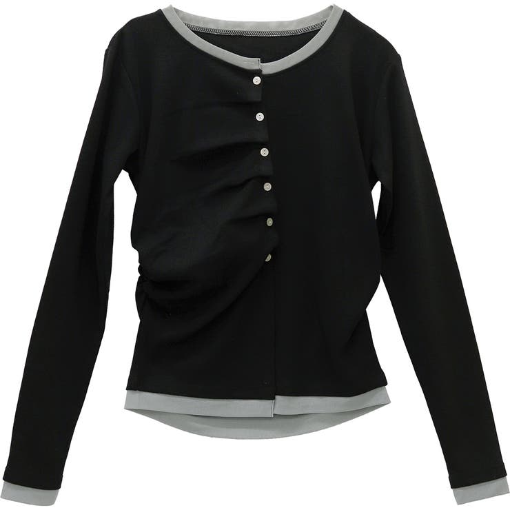 T/Cフライスｘメッシュドレープカーディガン | FUNNY COMPANY＋  | 詳細画像25 