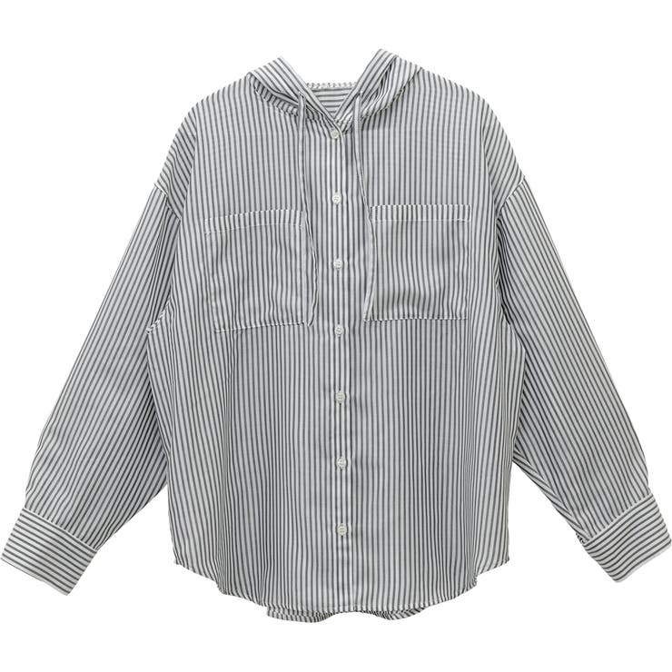 先染めプリントシアーフードシャツ | FUNNY COMPANY＋  | 詳細画像26 