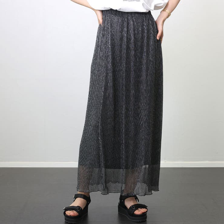 ラメプリーツセミフレアスカート  | FUNNY COMPANY＋  | 詳細画像15 