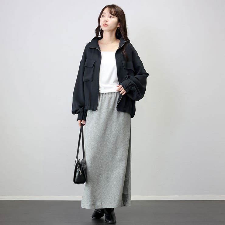 裏毛サイドラインロングスカート | FUNNY COMPANY＋  | 詳細画像14 