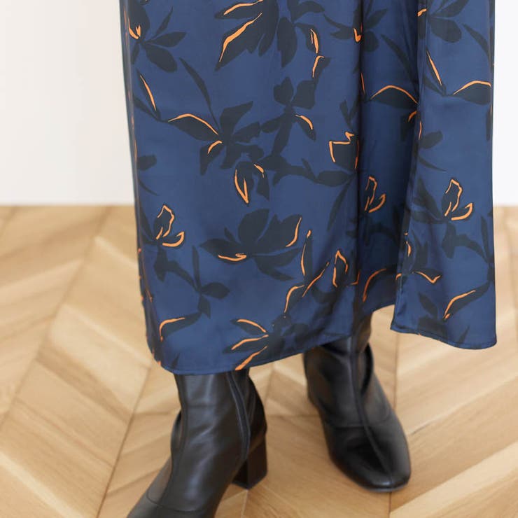 シャドーフラワーセミフレアロングスカート | FUNNY COMPANY＋  | 詳細画像19 