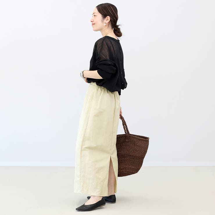 ナイロンスリットロングスカート | FUNNY COMPANY＋  | 詳細画像10 