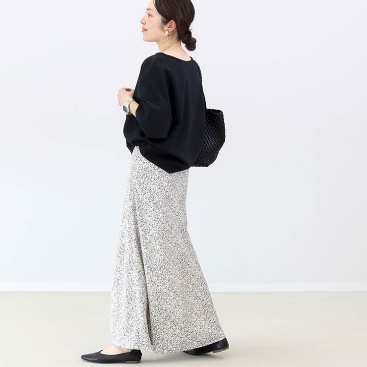 小花プリントセミフレアスカート | FUNNY COMPANY＋  | 詳細画像18 