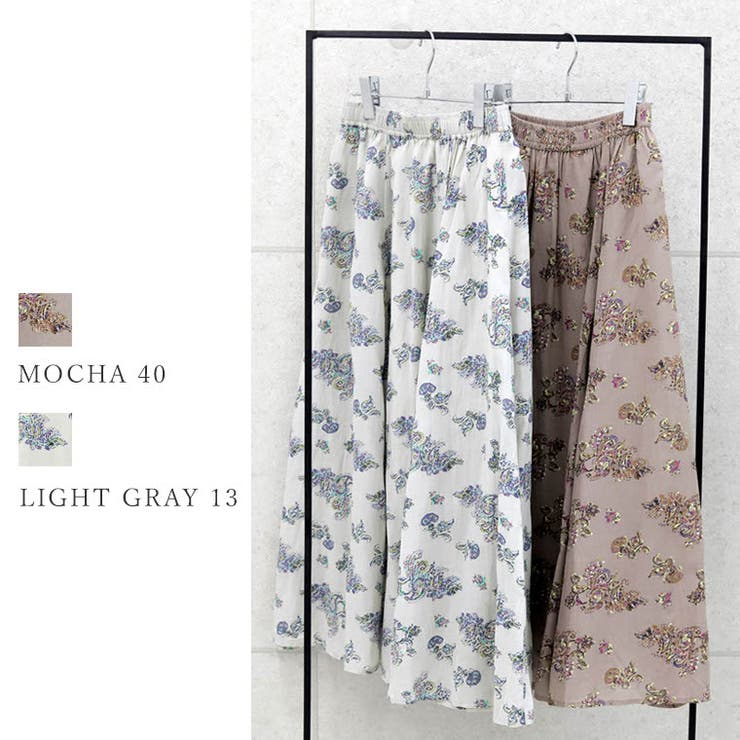 スシボイルペイズリーギャザースカート | FUNNY COMPANY＋  | 詳細画像10 